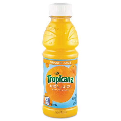 Tropicana Orange Juice, 10 oz Bottle, 24/Carton